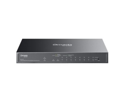 TP-Link ES210GP Omada 10portový gigabitový easy managed switch s 8 porty PoE+