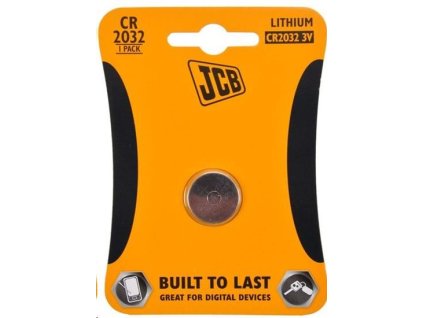 JCB knoflíková lithiová baterie CR2032, blistr 1 ks