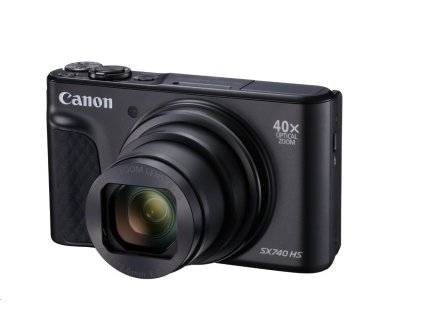 Canon PowerShot SX740 HS Lite, 20.3Mpix, 40x zoom, WiFi, 4K video - černý