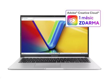 ASUS NTB Vivobook 15 (X1502VA-BQ1364W), i5-13420H, 15.6" FHD, 16GB, 512GB SSD, UHD, W11 Home, Cool Silver