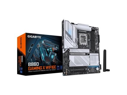 BAZAR - GIGABYTE MB Sc LGA1851 B860 GAMING X WIFI6E, Intel B860, 4xDDR5, 1xUSB4, 1xDP, 1xHDMI, WiFi, ATX - Po opravě (Ko