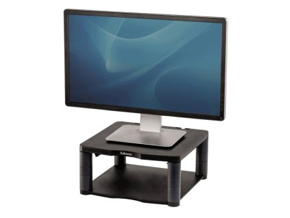 Stojan Fellowes PREMIUM pod monitor, 5 pozic výšky, černo-stříbrný