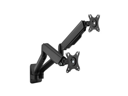 Držák monitoru Brateck LDA32-114E dvě ramena vedle sebe mechanická pružina nástěnný