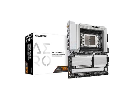GIGABYTE MB Sc sTR5 TRX50 AERO D, AMD TRX50, 4xDDR5, WI-FI, E-ATX
