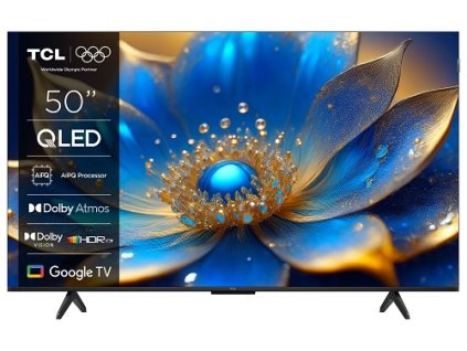 TCL 50P79K SMART TV 50" QLED/4K UHD/Direct LED/3xHDMI/2xUSB/LAN/GoogleTV REPASOVANÝ KUS