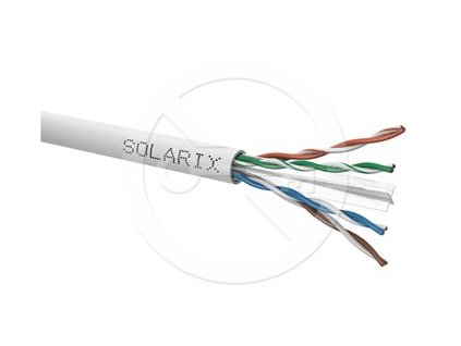 Instalační kabel Solarix CAT6 UTP PVC Eca 100m/box SXKD-6-UTP-PVC