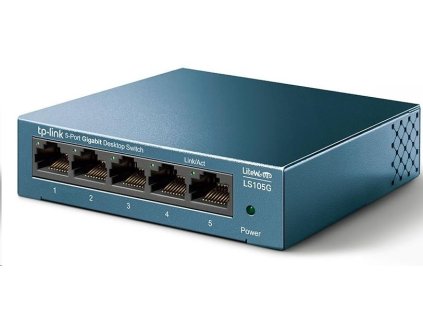 BAZAR - TP-Link LiteWave switch LS105G (5xGbE, fanless) - poškozený obal