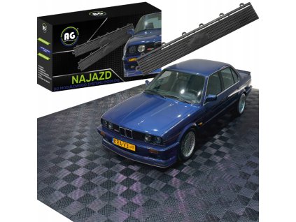 Okrajový hrot pro modulární desku 40x40x1,8cm - černý