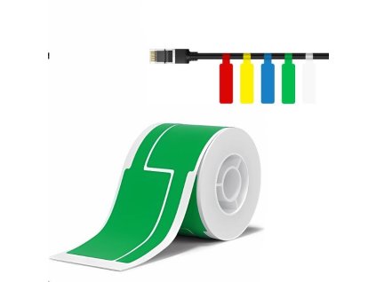 Niimbot štítky na kabely T 25x76mm 200ks Zelené pro B21, B21S, B3, B1S