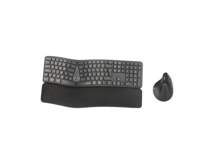 RAPOO Set klávesnice a myš 8810ME, Multi-mode, Bezdrátový set, CZ/SK, Černá