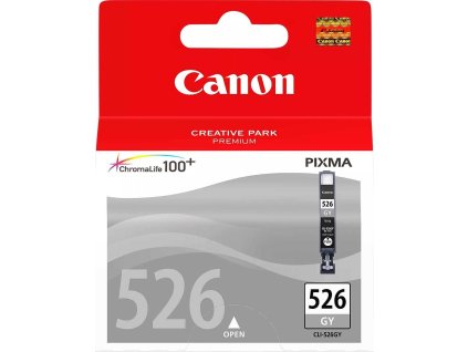 Canon CARTRIDGE CLI-526GY šedá pro Pixma iP4850, MG5250, MG5350, MG6150, MG8150 (340 str.)