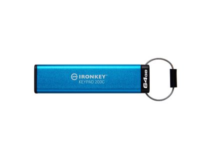 Kingston Flash Disk IronKey 64GB USB-C IronKey Keypad 200C, FIPS 140-3 Lvl 3 (Pending) AES-256