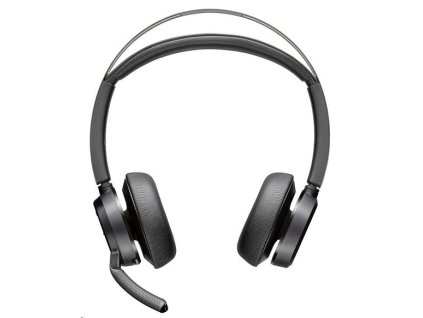 Poly Voyager Focus 2 MS Teams s nabíjecím stojánkem, USB-A/C adaptér, stereo