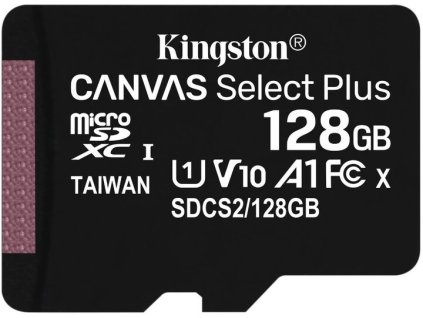 Kingston Canvas Select Plus A1/micro SDXC/128GB/UHS-I U1 / Class 10