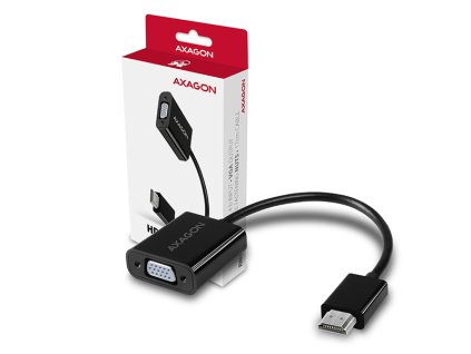 AXAGON RVH-VGN, HDMI -> VGA redukce / adaptér, FullHD, 1920*1200