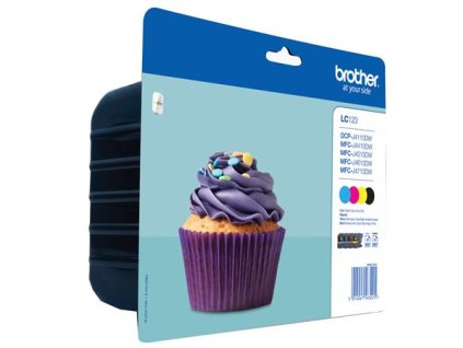 Brother LC-123VALBP (inkoust multipack - černá + tři barvy)