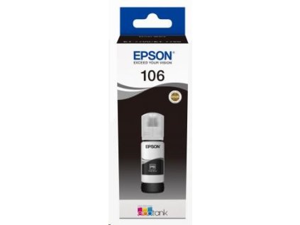 EPSON ink čer 106 EcoTank Photo Black ink bottle