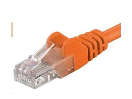 PREMIUMCORD Patch kabel UTP RJ45-RJ45 CAT5e 3m oranžová