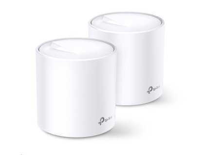 TP-Link Deco X20(2-pack) WiFi6 Mesh (AX1800, 2,4GHz/5GHz, 2xGbELAN/WAN)