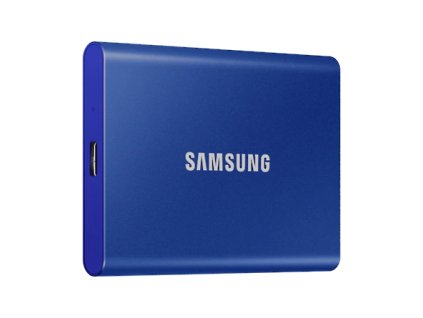 SSD disk Samsung T7 2TB, USB C 3.2 Gen2, externí, modrý