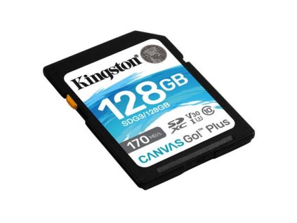 KINGSTON 128GB SDXC Canvas Go Plus Gen4 200MB/s C10 UHS-I U3 V30