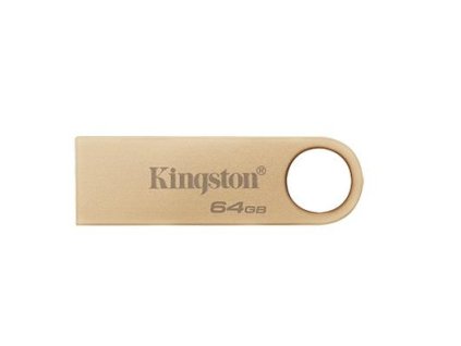 KINGSTON DataTraveler SE9 64GB zlatý kovový USB3.0 flash drive (pevný konektor)