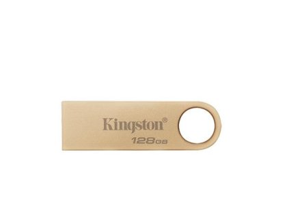 KINGSTON DataTraveler SE9 128GB zlatý kovový USB3.0 flash drive (pevný konektor)
