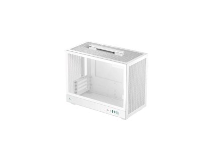 DEEPCOOL Case CH160 PLUS WH, mATX, Průhledná bočnice, bílá
