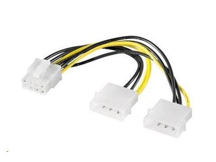 PREMIUMCORD Napájecí redukce 2x MOLEX PCI-e 8pin