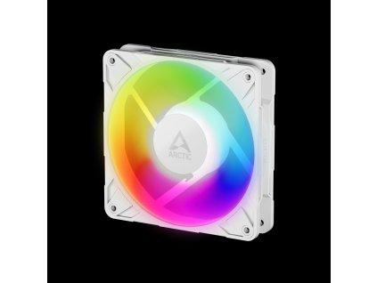 ARCTIC P12 Pro A-RGB (bílá) - 120mm A-RGB PWM ventilátor s rozdělovačem kabelů