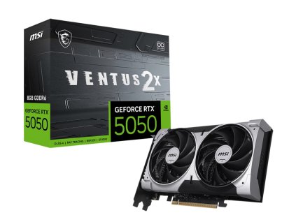 MSI GeForce RTX 5050 VENTUS 2X/OC/8GB/GDDR6