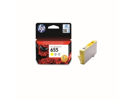 Inkoust HP Ink No 655 žlutá, CZ112AE