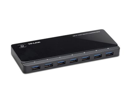 TP-Link UH720, 7 ports USB 3.0 Hub, Desktop, 2x nabíjecí port a 12V/2.4A power adapter included