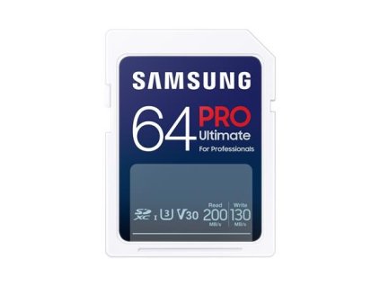 Samsung SDXC 64GB PRO ULTIMATE + USB adaptér