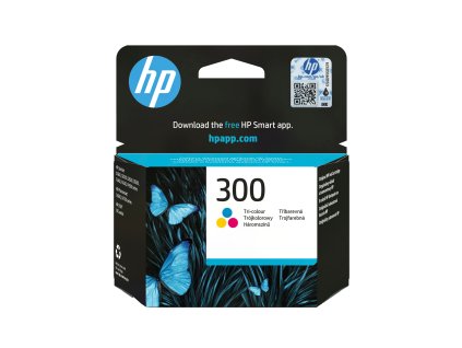HP 300 Tri-color Ink Cart, 4 ml, CC643EE (165 pages)