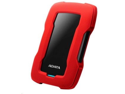 ADATA Externí HDD 1TB 2,5" USB 3.1 HD330, RED COLOR BOX, červený (gumový, nárazu odolný)
