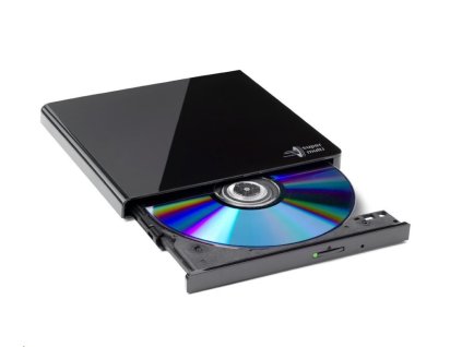 BAZAR - HITACHI LG - externí mechanika DVD-W/CD-RW/DVD±R/±RW/RAM GP57EB40, Slim, Black, box+SW - Poškozený obal (Komplet