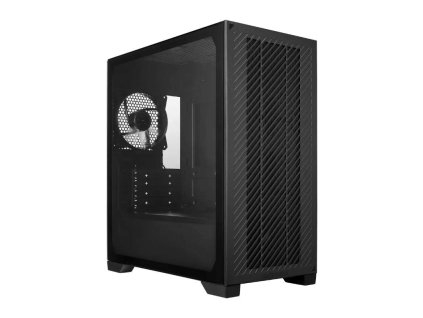 BAZAR - Cooler Master case Elite 301 Lite, mATX, Průhledná bočnice, 1x 120mm Fan, Černá - Poškozený obal (Komplet)