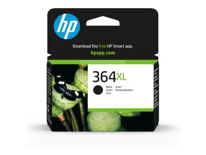 HP 364XL Black Ink Cart, 18 ml, CN684EE (550 pages)