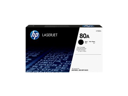 HP 80A Black LJ Toner Cart, CF280A (2,560 pages)