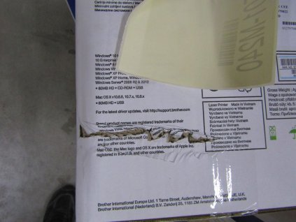 BAZAR - BROTHER tiskárna laserová mono HL-1110E - A4, 20ppm, 600x600, 1MB, GDI, USB 2.0, bílá - pošk. obal