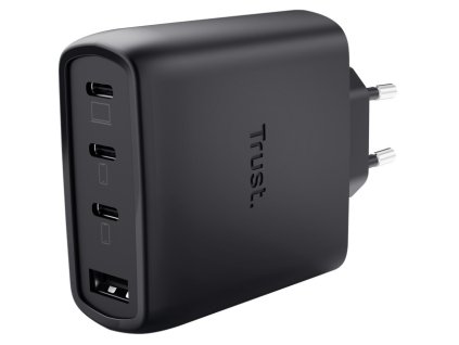 TRUST MAXO 65W 4P GAN CHARGER BLK
