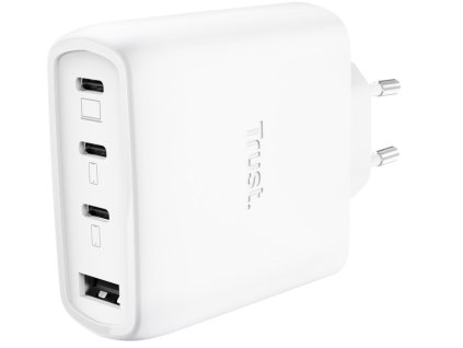 TRUST MAXO 65W 4P GAN CHARGER WHT