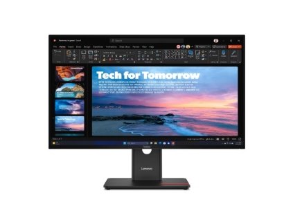 Lenovo LCD T27QD-40 27" IPS/2560x1440/6ms/350 cd/m2/1500:1/Repro/HDMI/2xDP/3xUSB-C/3xUSB/RJ45/Pivot/Tilt/VESA/černá