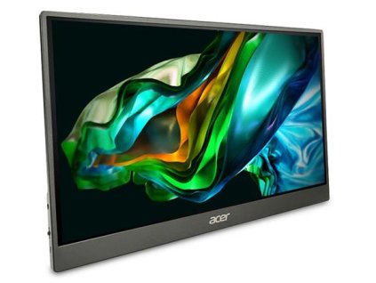 Acer LCD PM161QB1bmiuux 15,6" IPS LED, 1920x1080, 1xHDMI + 2xType-C + Audio Out, repro 1Wx2, VESA 75x75, Black