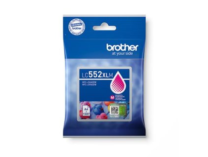 Brother LC552XLM (inkoust magenta, 1500 str.)