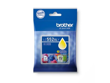 Brother LC552XLY (inkoust yellow, 3000 str.)
