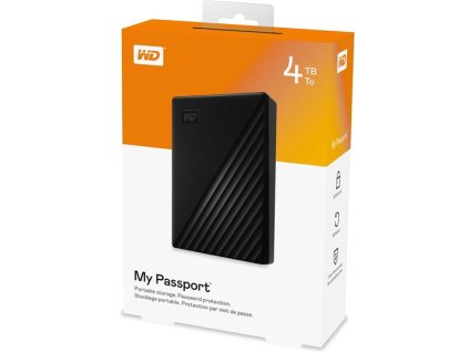 WD My Passport Portable 4TB Black