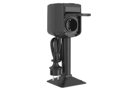 WOOX R6079 smart plug, venkovní dvojitá chytrá zásuvka DE/Schuko (bez kolíku), WiFi 16A, bez měření, kompatibilní s Tuya