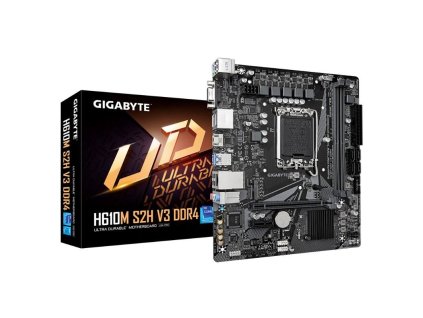 GIGABYTE MB Sc LGA1700 H610M S2H V3 DDR4, Intel H610, 2xDDR4, 2xDP, 1xHDMI, 1xVGA, mATX
